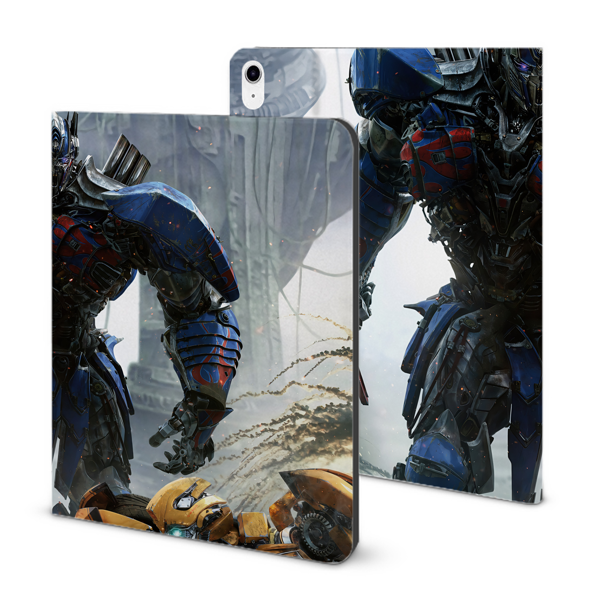 （画像用） Transformers トランスフォーマー IPad ケース ブック型 PUレザー TPU 耐衝撃 軽量 薄型 ペン収納なし 全面保護 IPad 各モデル対応